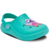 Babuche Infantil Menina Sandalia Chinelo Iate Macio 12.35 Cor:verde,tamanho:33/34