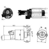 ZM3-705 AUTOMÁTICO DE PARTIDA ACCORD CRV 2.0 CITY 1.8 2.0 CIVIC 1.8 2.0 HONDA 31204RNA003 31204RNAA0