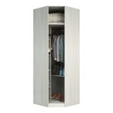 Guarda Roupa Closet Aberto Canto Diagonal 5 Prateleiras 1 Cabideiro 83,8cm Prime Luciane Móveis