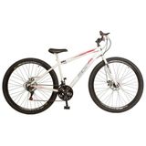Bicicleta Aro 29 Freio à Disco 21 M. Quadro18,5 Wendy Branca/Vermelho - Ello Bike