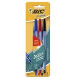 Caneta Esferográfica Bic Cristal Fashion3 Cores Clássica 878656