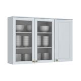 Armário Aéreo Henn Americana 3 Portas120cm Branco