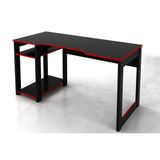 Mesa Gamer Tecno Mobili ME4152 Pto/Vermelho