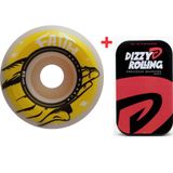 Roda Faith Big Hand 53mm 100a + Rolamento Dizzy Rolling