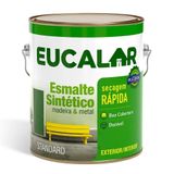 Tinta Esmalte Eucalar Brilhante Marrom Conhaque 3,6 Litros