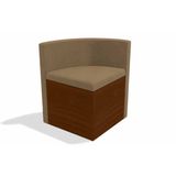 Cadeira Kappesberg Estar 4CAD800 - 4 Uni Walnut/Caram