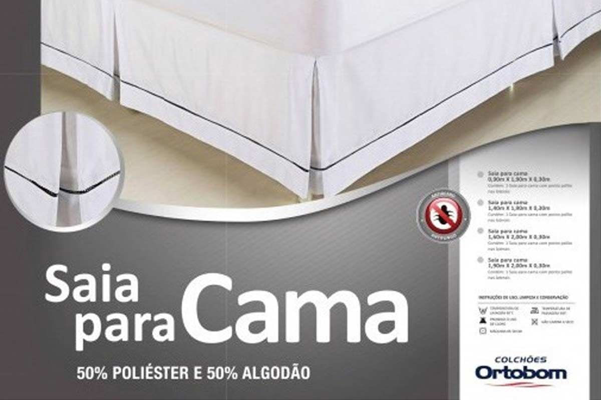 Saia Ortobom Para Cama Box Casal
