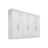 Roupeiro Novo Horizonte Robust 6 Portas Branco