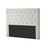 Cabeceira Probel Hampton Casal 1,42 - Cor Suede Bege Claro
