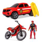 Conjunto De Resgate Bombeiros 0040  Sambo Toys