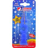 Vela De Aniversário  Número 5 Azul Junco