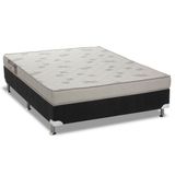 Conjunto Box-Colchão Ortobom D23 Light+Cama Casal 128x188