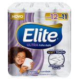 Papel Higiênico Elite Ultra Folha Dupla Leve 12 Pague 11 Rolos