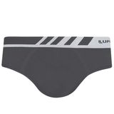 Cueca Slip Sem Costura Lupo 691002 Grafite GG