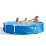 Piscina Estrutural 6.503 Litros Metal Frame Intex