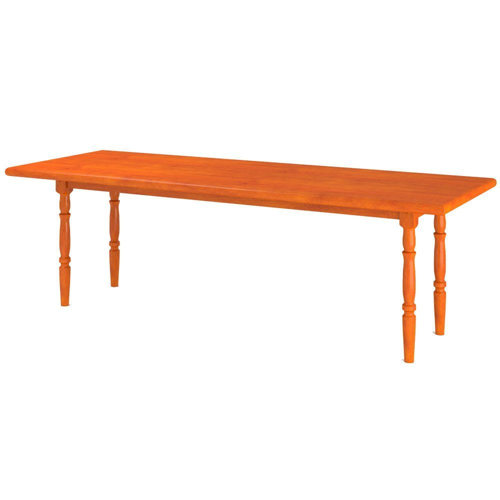 Mesa Retangular Piratini Colonial 90x250 Cm 100lb