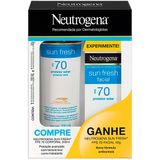 Kit Protetor Solar Neutrogena FPS70 200ml + Protetor Facial 40g