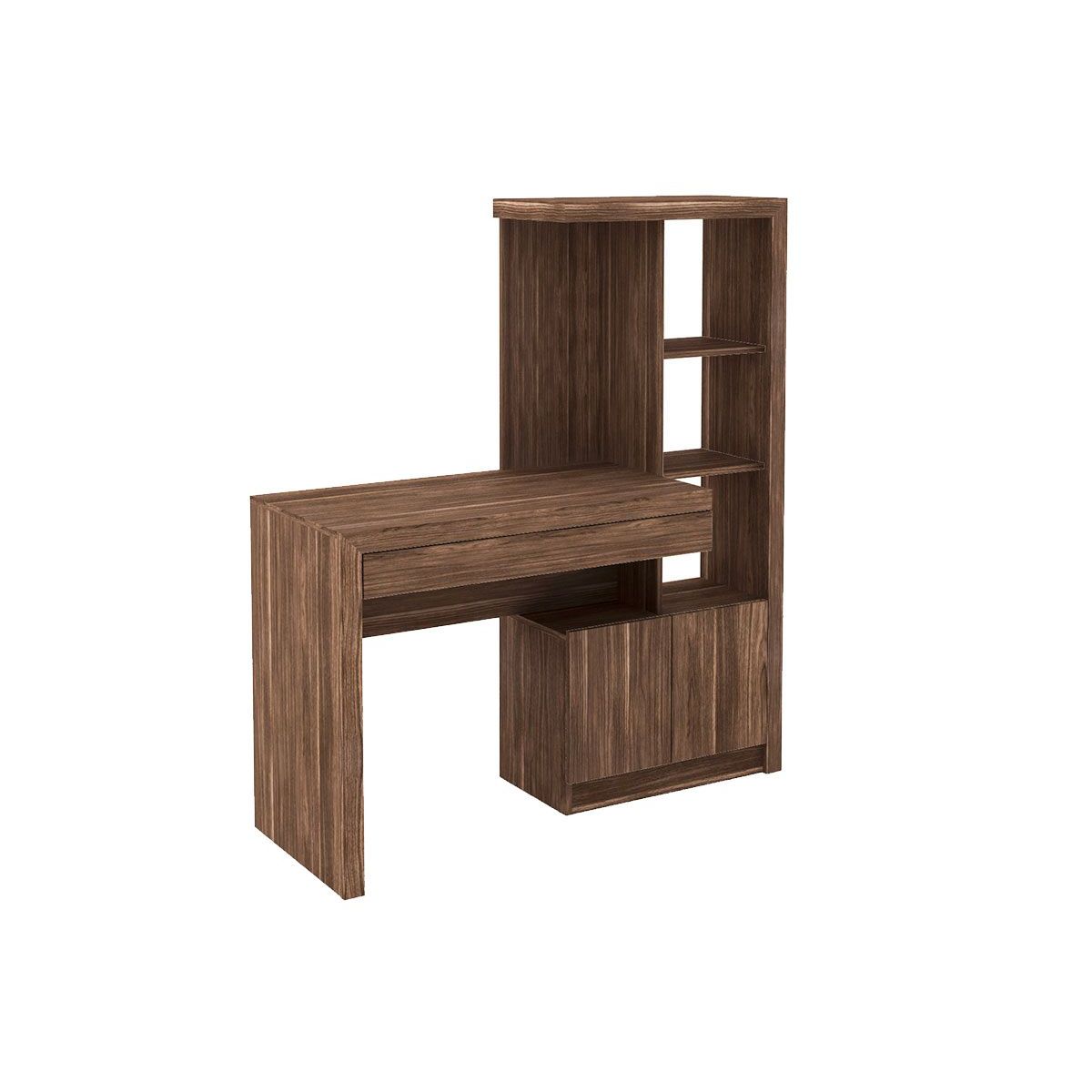 Escrivaninha Tecno Mobili c/Prateleira ME4143 Nogal