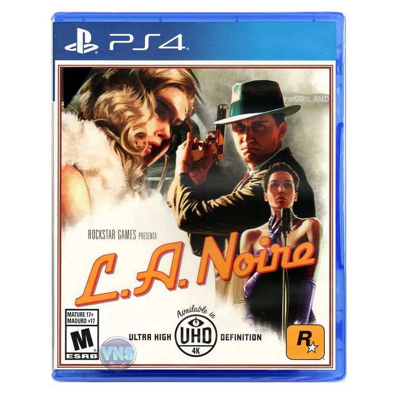 Jogo L.a. Noire - Playstation 4 - Rockstar Games