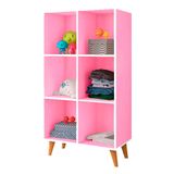 Estante 1.30 Cm 6 Nichos Montessoriana J E A Moveis