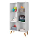 Estante 1.30 Cm 6 Nichos Montessoriana J E A Moveis