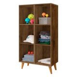 Estante 1.30 Cm 6 Nichos Montessoriana J E A Moveis