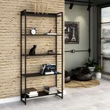 Estante Studio Iii Preta 80 Cm