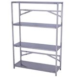 Estante Inox 100x50cm Benfati Tb 20x30 4 Planos Lisos