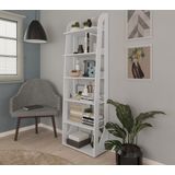 Estante Com 6 Prateleiras Artely Floripa Cor Branco