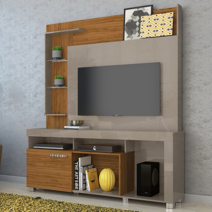 Estante Home Para Tv 50 Polegadas 5991 Fendi Naturale Madetec