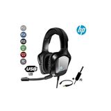 Fone Headset Gamer Hp P2 Stereo E Usb H220 Preto