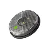 Lanterna Lateral Led Redonda Universal Bivolt Branco - Pradolux - PL0638.41.42