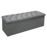 Calçadeira Queen Recamier Simbal Lotus Queen Cinza
