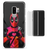 Kit Capa Galaxy S9 Plus Deadpool+Pel.Vidro (BD01)
