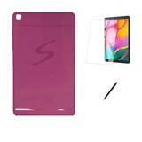 Capa de silicone Galaxy Tab A 8.0' SM T290/T295 Can Touch e Pel - Rosa