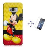 Kit Capa Galaxy S8 Mickey+Pel.Vidro (BD01)