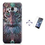 Kit Capa Galaxy S8 Wolf Lobo+ Pel.Vidro (BD02)