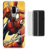 Kit Capa Galaxy S9 Plus Homem Aranha+Pel.Vidro (BD01)