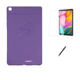 Capa de silicone Galaxy Tab A 8.0' SM T290/T295 Can Touch e Pel - Roxo