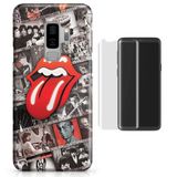 Kit Capa Galaxy S9 Plus Rolling Stones+Pel.Vidro (BD02)