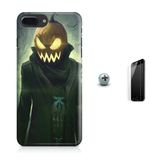 Kit Capa iPhone 7 Plus - Halloween + Pel.Vidro BD2