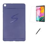 Capa de silicone Galaxy Tab A 8.0' SM T290/T295 Can Touch e Pel - Azul