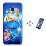 Kit Capa Galaxy S8 Cinderella+Pel.Vidro BD2