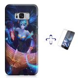 Kit Capa Galaxy S8 Sona League of Legends Pel.Vidro (BD01)