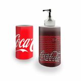 Kit Banh. Saboneteira + P.Escovas Porce.Coca-cola 400ml (01)
