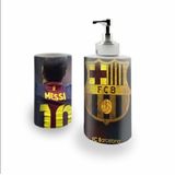 Kit Banh. Saboneteira + P.Escovas Porce.Barcelona 400ml (01)