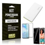 Carregador Portátil 5.000mah Galaxy S20 Ultra+ Capinha + Película Vidro 3D - Armyshield