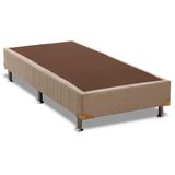 Cama Box Base Ortobom Camurça Crema (Viscomemory) 23 cm alt.-King Size-1,93-(2 Vol. 0,96x2,03x0,23)