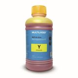 Refil De Tinta Para Cartucho Impressoras Hp 250ml Amarelo Multilaser - Rf012