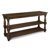 Aparador Mesa Console Para Sala De Estar Com Prateleiras Fiore 165x48 Canela - Gran Belo